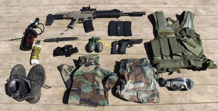 Como escolher o equipamento no airsoft